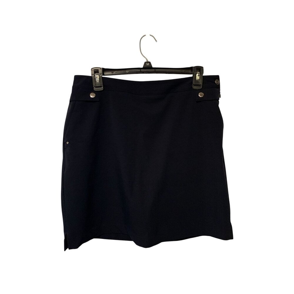 EP PRO Tour Tech Womens Size 12 Navy Blue Skort Skirt Athletic Golf Tennis Prepp